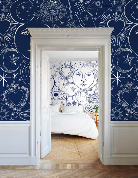 Papermint Mystic Pack 1, 2 & 3 in White Wall Mural 8184-BDL-