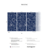 Papermint Mystic Pack 1, 2 & 3 in Blue Wall Mural 8184-BDL-C