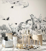 Papermint Noah Pack 1, 2 & 3 in Grey Wall Mural 8184-BDL-CI