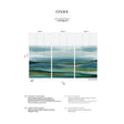 Papermint Onda Pack 1, 2 & 3 in Blue Wall Mural 8184-BDL-CK