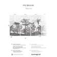 Papermint Palm Grove Pack 1, 2 & 3 in Grey Wall Mural 8184-B