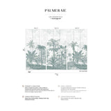 Papermint Palm Grove Pack 1, 2 & 3 in Green Wall Mural 8184-