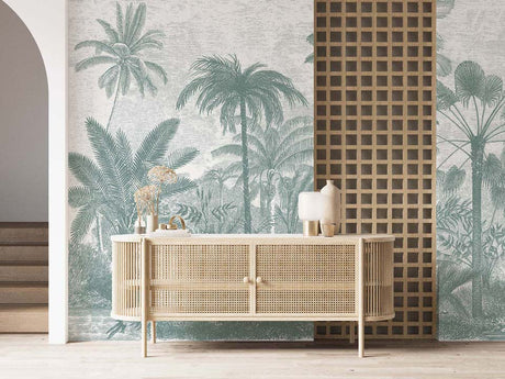 Papermint Palm Grove Pack 1, 2 & 3 in Green Wall Mural 8184-
