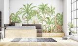 Papermint Palm Tree Pack 1 & 2 in Brown Wall Mural 8184-BDL-