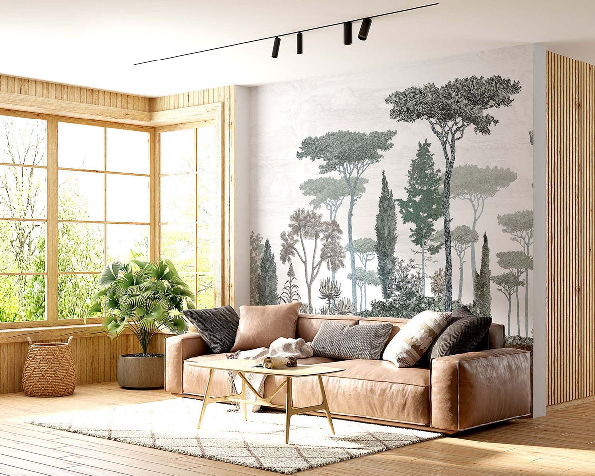 Papermint Pinery Pack 1, 2 & 3 in Green Wall Mural 8184-BDL-