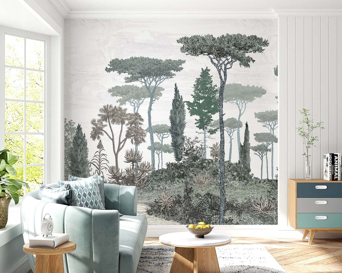 Papermint Pinery Pack 1, 2 & 3 in Green Wall Mural 8184-BDL-