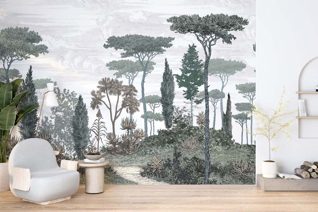 Papermint Pinery Pack 1, 2 & 3 in Green Wall Mural 8184-BDL-