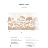 Papermint Pinewood Pack 1, 2 & 3 in Beige Wall Mural 8184-BD