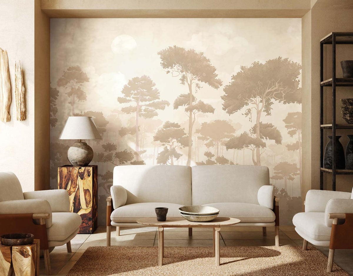 Papermint Pinewood Pack 1, 2 & 3 in Beige Wall Mural 8184-BD