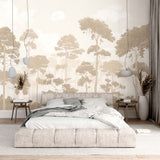 Papermint Pinewood Pack 1, 2 & 3 in Beige Wall Mural 8184-BD