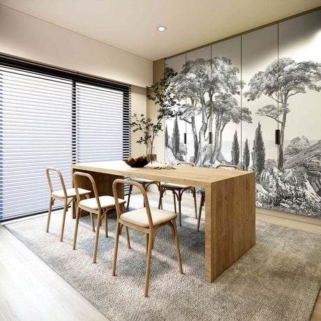 Papermint Porquerolles Pack 1, 2 & 3 in Grey Wall Mural 8184