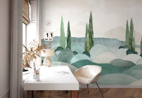 Papermint Provence Pack 1, 2 & 3 in Green Wall Mural 8184-BD
