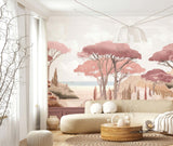 Papermint Riviera La Spiagga Pack 1, 2 & 3 in Pink Wall Mura