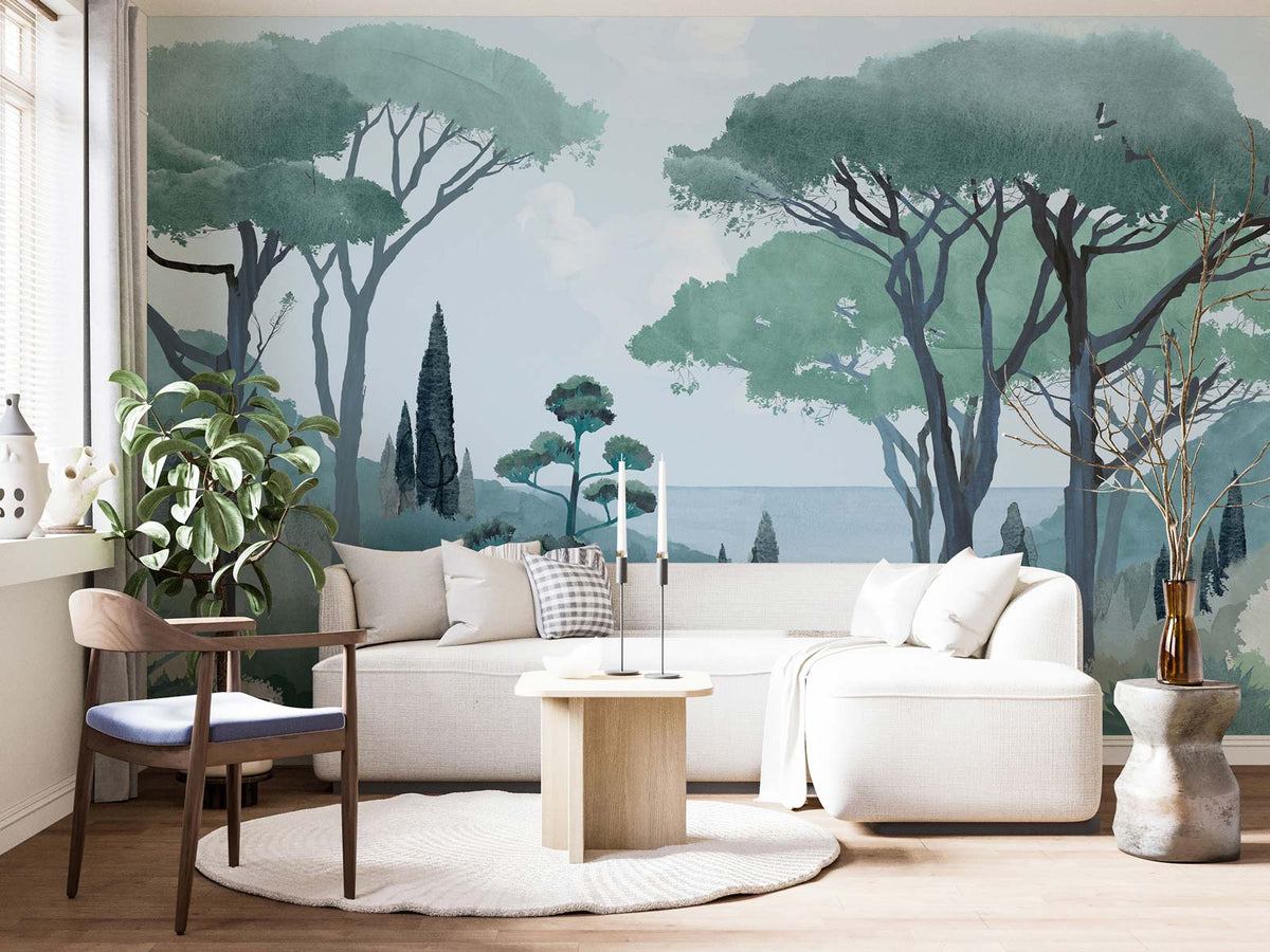 Papermint Riviera Pack 1, 2 & 3 in Green Wall Mural 8184-BDL