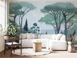Papermint Riviera Pack 1, 2 & 3 in Green Wall Mural 8184-BDL