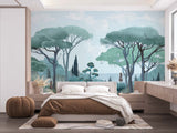 Papermint Riviera Pack 1, 2 & 3 in Green Wall Mural 8184-BDL