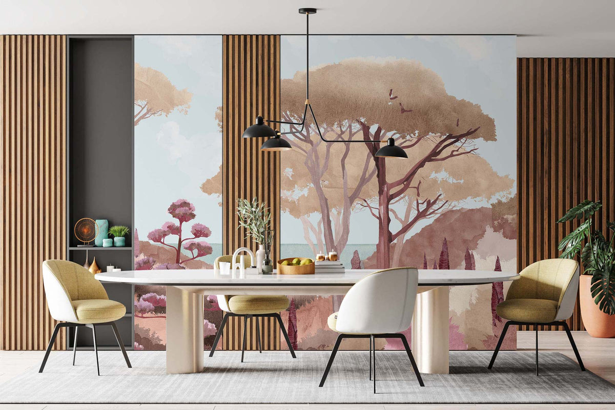 Papermint Riviera Pack 1, 2 & 3 in Orange Wall Mural 8184-BD