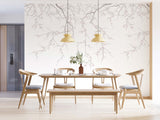 Papermint Sakura Pack 1 & 2 in White Wall Mural 8184-BDL-CW3