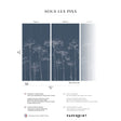 Papermint Under the Pines Pack 1 & 2 in Blue Wall Mural 8184