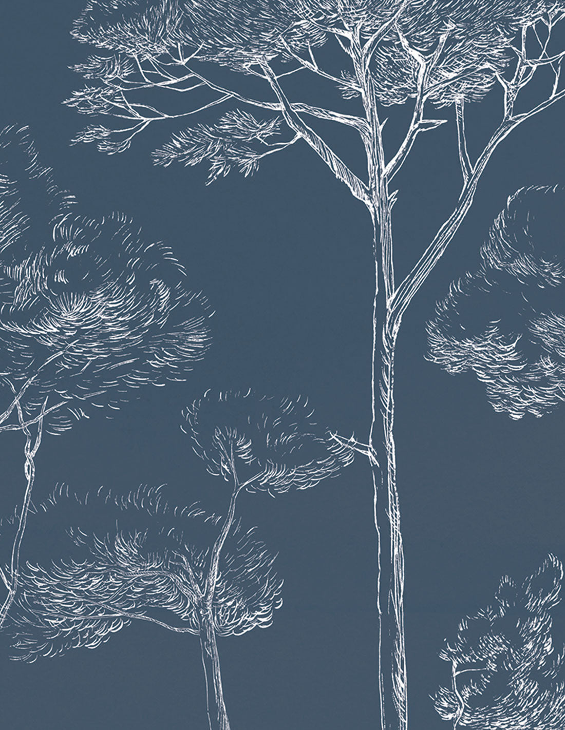 Papermint Under the Pines Pack 1 & 2 in Blue Wall Mural 8184