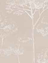 Papermint Under the Pines Pack 1 & 2 in Beige Wall Mural 818