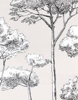 Papermint Under the Pines Pack 1 & 2 in White Wall Mural 818