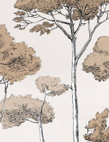Papermint Under the Pines Pack 1 & 2 in Gold Wall Mural 8184