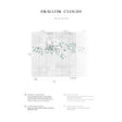 Papermint Swallow Clouds Pack 1 & 2 in Green Wall Mural 8184