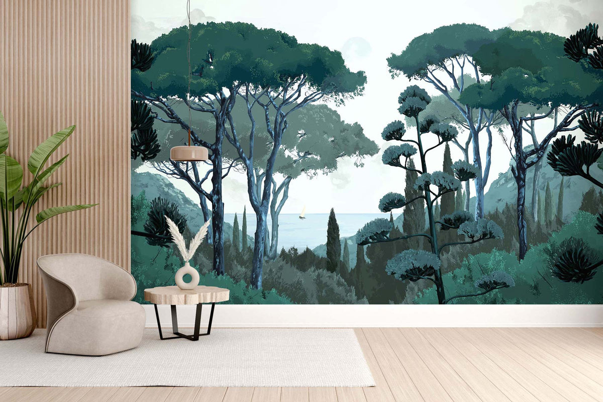 Papermint Tuscany Pack 1, 2 & 3 in Blue Wall Mural 8184-BDL-