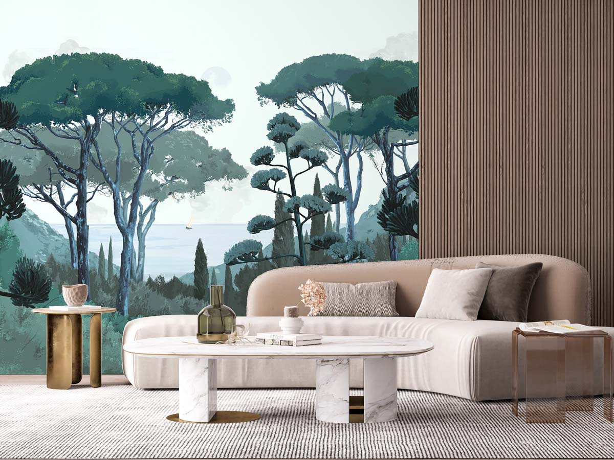 Papermint Tuscany Pack 1, 2 & 3 in Blue Wall Mural 8184-BDL-