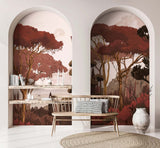 Papermint Tuscany Pack 1, 2 & 3 in Orange Wall Mural 8184-BD