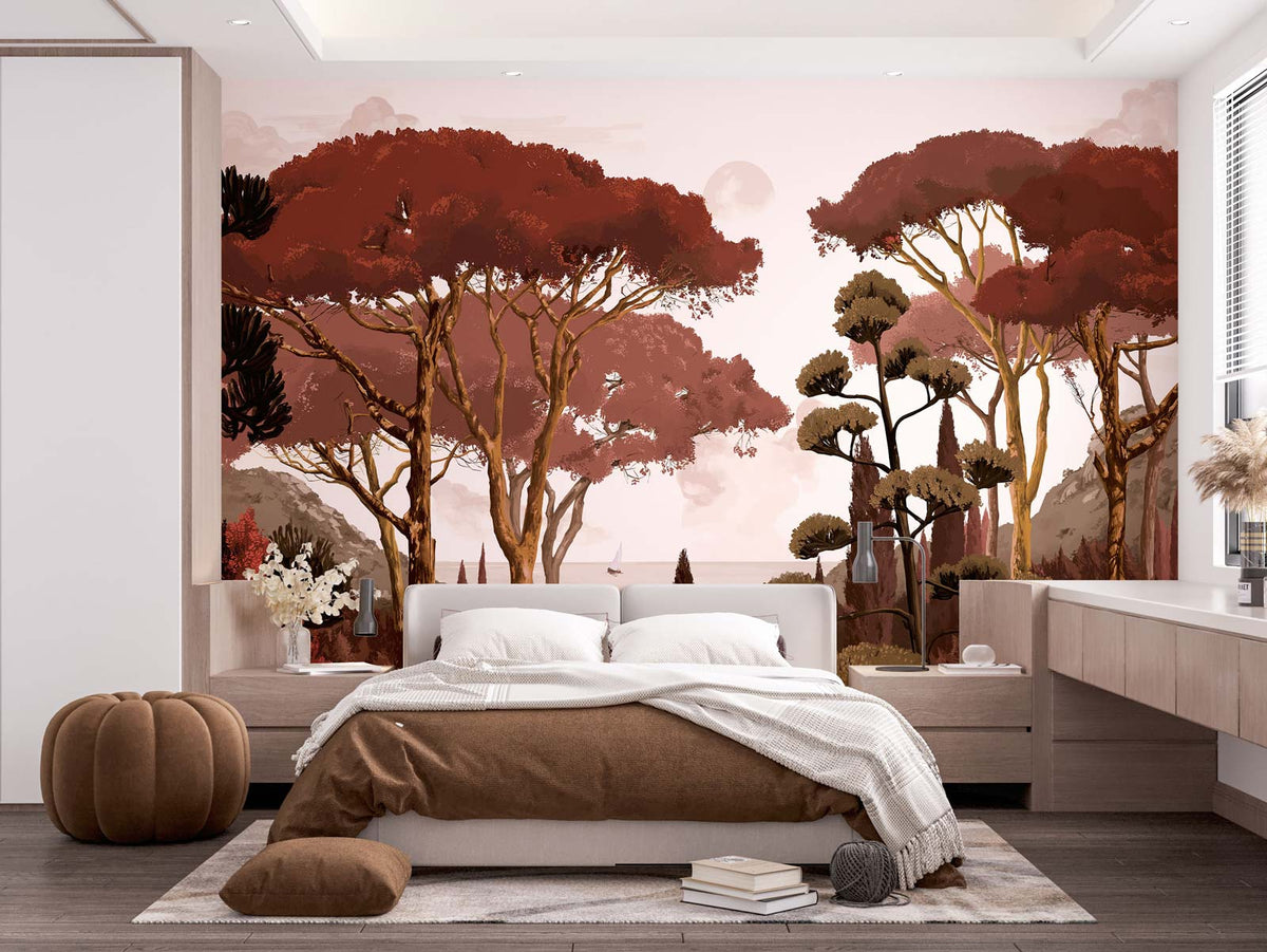 Papermint Tuscany Pack 1, 2 & 3 in Orange Wall Mural 8184-BD