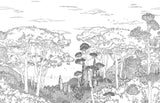 Papermint Tuscany Line Pack 1, 2 & 3 in Black Wall Mural 818