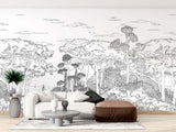 Papermint Tuscany Line Pack 1, 2 & 3 in Black Wall Mural 818