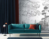 Papermint Tuscany Line Pack 1, 2 & 3 in Black Wall Mural 818