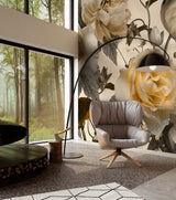 Papermint Vanity Pack 1, 2 & 3 in Yellow Wall Mural 8184-BDL