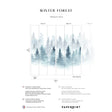 Papermint Winter Pack 1 & 2 in Blue Wall Mural 8184-BDL-DH
