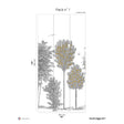 Papermint Orchards Pack 1 in Gold Wall Mural 8184-BF1-A