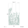 Papermint Garden Line Pack 1 in Sage Wall Mural 8184-BG2-A