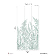 Papermint Garden Line Pack 2 in Sage Wall Mural 8184-BG2-B