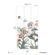 Papermint English Garden Pack 2 in Green Wall Mural 8184-BK1