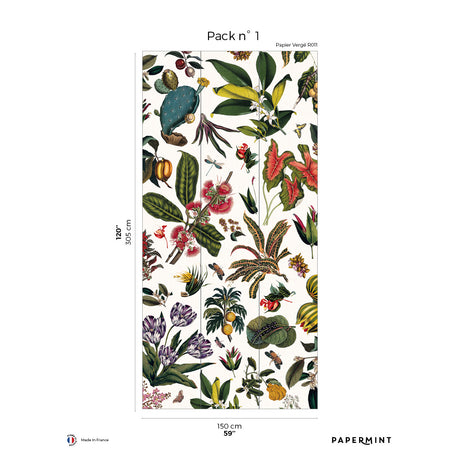 Papermint Yesteryear Garden Pack 1 in Multi Wall Mural 8184-