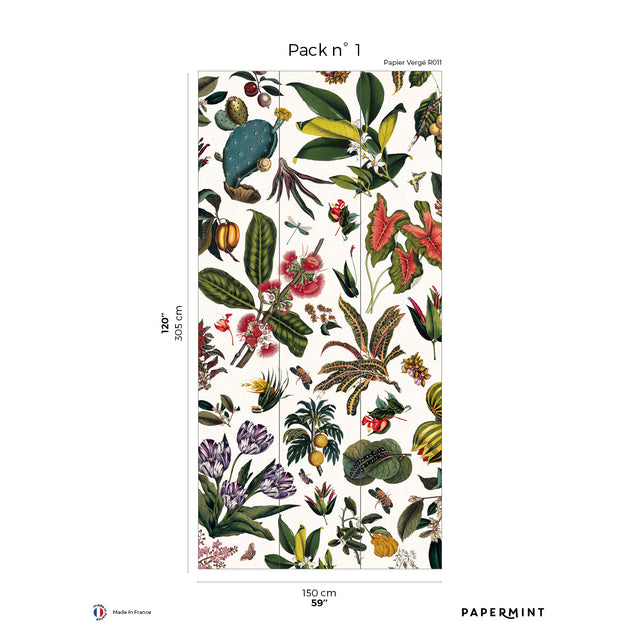Papermint Yesteryear Garden Pack 1 in Multi Wall Mural 8184-
