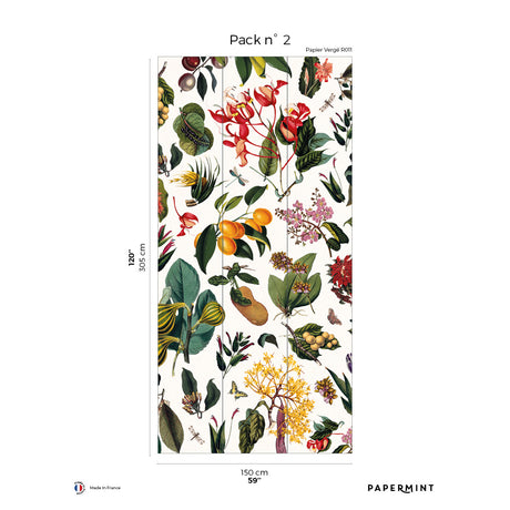 Papermint Yesteryear Garden Pack 2 in Multi Wall Mural 8184-