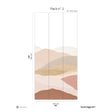 Papermint The Hills Pack 2 in Pink Wall Mural 8184-BP1-B