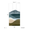 Papermint The Hills Pack 1 in Blue Wall Mural 8184-BP2-A