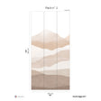 Papermint Montagna Pack 2 in Pink Wall Mural 8184-CE2-B