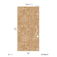 Papermint Mystic Pack 2 in Brown Wall Mural 8184-CH2-B