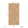 Papermint Mystic Pack 3 in Brown Wall Mural 8184-CH2-C