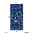 Papermint Mystic Pack 1 in Blue Wall Mural 8184-CH4-A